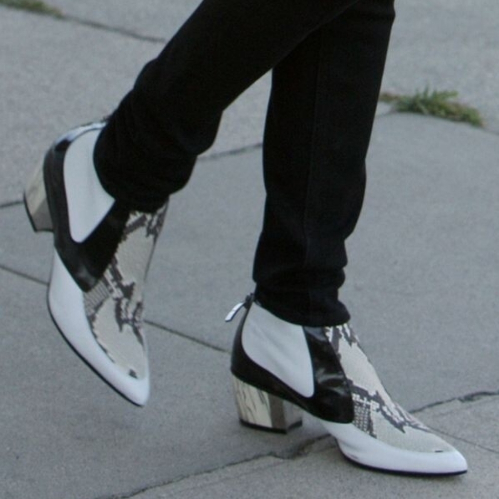 ISO Rodarte Snakeskin Ankle Boots